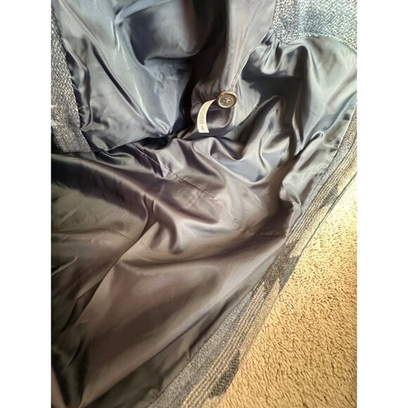 Coldwater Creek Womens Aztec Print Sierra Madras Jacket Size XL Blue Wool Blend - Picture 15 of 16